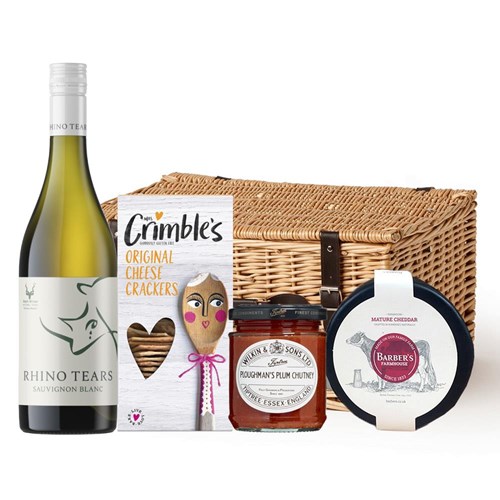 Rhino Tears Sauvignon Blanc 75cl White Wine And Cheese Hamper